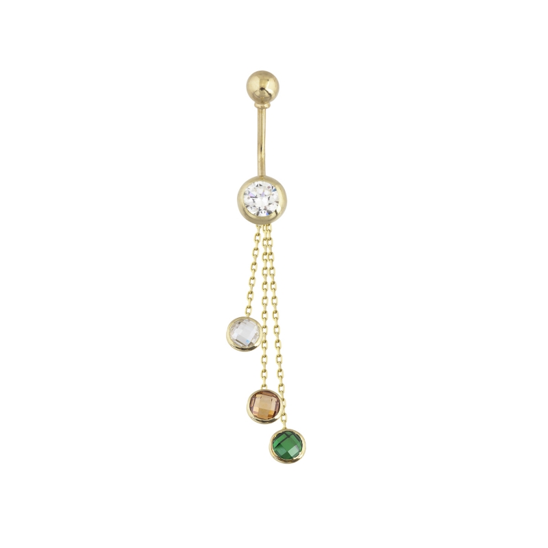 Taşlı Piercing PT093