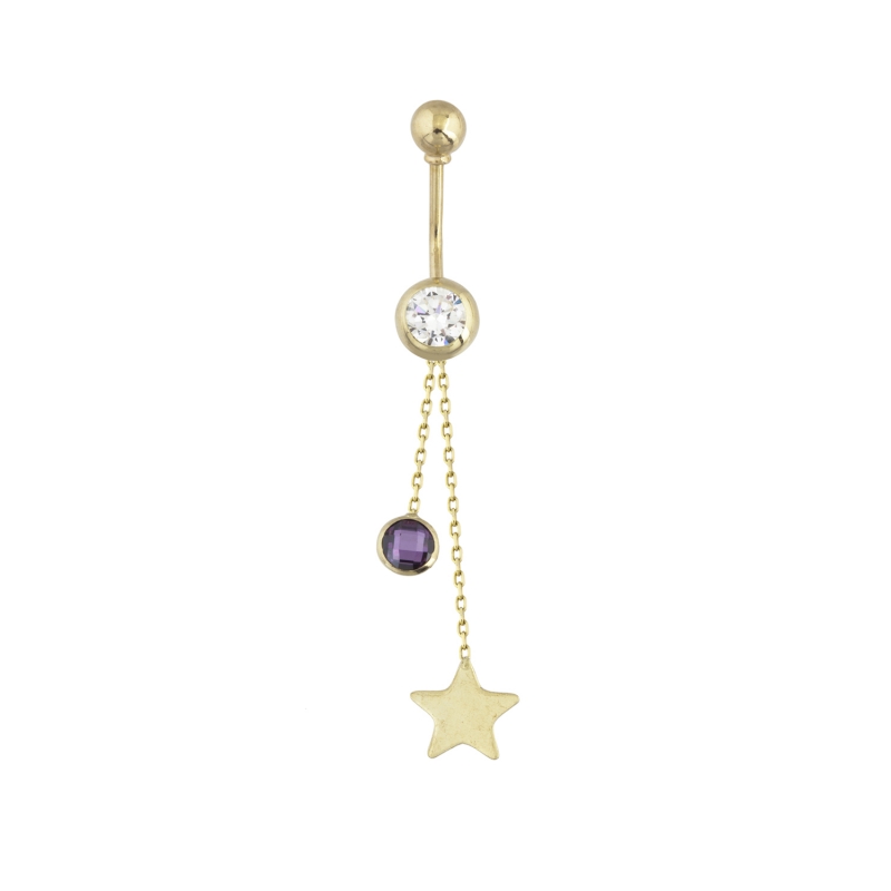 Taşlı Piercing PT098