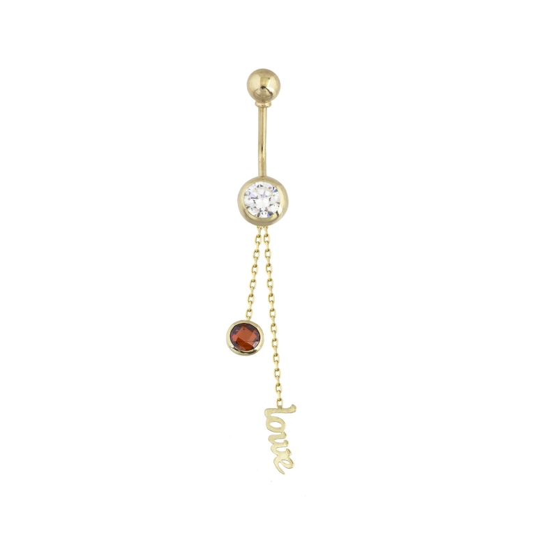 Taşlı Piercing PT099
