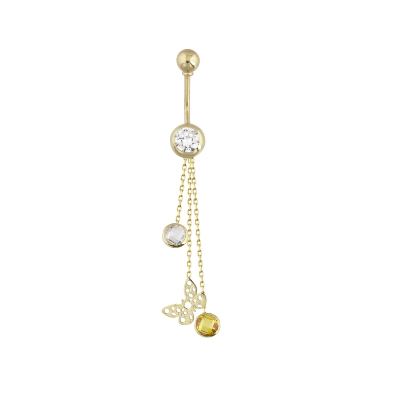 Taşlı Piercing PT107
