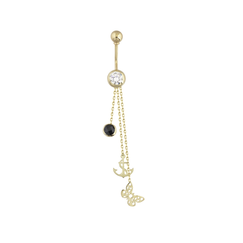 Taşlı Piercing PT108
